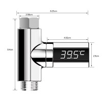 HomeLife Digitální průtokový teploměr ThermoLED DH-13